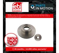 2x CV Brake Discs Pair Vented Rear 35338 Febi 002996043 007186485 02996043 New