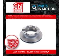 2x CV Brake Discs Pair Vented Rear 47463 Febi MK356572 MK584497 Quality New