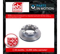 FEBI Bilstein Brake Disc 47463 - Vented Rear - Pack of 2