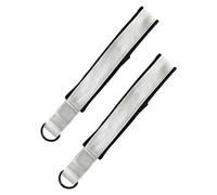 2x D Rings Straps Handle Yoga Adults Pilates Double Loop Straps for Reformer