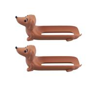 2X Dachshund Tray Dachshund Snack Tray Hot Dog Stand Suitable for Home Restaurant Decoration