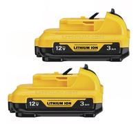 2X DCB127 3.0Ah 10.8V / 12V Max Lithium Ion Battery for DeWALT DCB123 DCB120