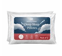 2x Deep Sleep Pillows - Thick Fluffy Hotel Quality Bed Pillows (Pack of 2)