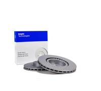 2x DELPHI BG4943C Brake Discs Front Fits Fiat 500 / 595 / 695 500C / 595C / 695C