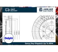 2x DELPHI Brake Discs Front 46.5mm Height For Mitsubishi Pajero/Shogun Shogun