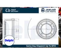 2x DELPHI Brake Discs Rear Axle 87.5mm Height Replacement For Iveco Daily