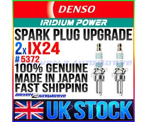 2x Denso IX24 #5372 IRIDIUM POWER SPARK PLUGS YAMAHA XS 500
