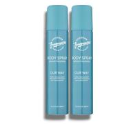 2x Dēsignēr Frāgrānces | Our Way - Body Spray | Features a Floral Vanilla Scent With Orange Blossom and Sandalwood For a Fresh Yet Woody Note That Settles Beautifully on The Skin | 100mL Each