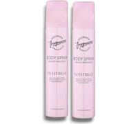 2x Dēsignēr Frāgrānces | Tu Es Belle - Body Spray | Delicate & Demure Scent With Iris, Jasmine and Patchouli | 100mL Each