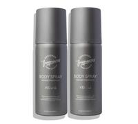 2x Dēsignēr Frāgrānces | Vēntis Body Spray - Instant Freshness | Bergamot and Apple with Musk and Vanilla | 150mL Each