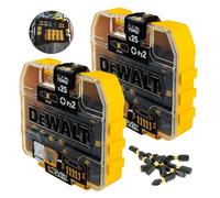 2X Dewalt 25Pc Pz2 Impact Extreme Torsion Screwdriver Bit Set Flextorq Case