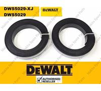 2x DeWalt Guide Rail Rubber Splinter Guard Edge Strip to suit DW5022