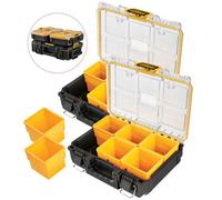 2X Dewalt Tough System 2.0 DWST83392-1 1/2 Width Deep Tool Organiser +6 Inserts