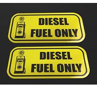 2x DIESEL FUEL STICKERS Weatherproof Car,Van,Taxi,Bus Vinyl Label Stickers