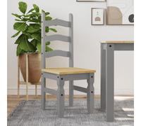 2X Dining Chairs Corona Solid Wood Pine Kitchen Chair Living Room Chairs vidaXL