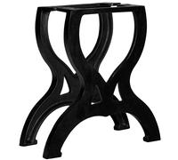 2x Dining Table Legs with Arched Base Iron Desk Support Multi Models vidaXL