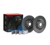 2x Discs + pads internally vented KT 08 026 BREMBO for FORD USA MUSTANG MACH-E