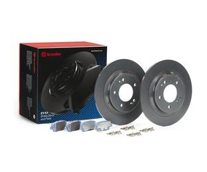 2x Discs + pads solid KT 08 016 BREMBO for KIA SOUL II
