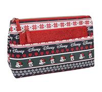 2X Disney Mickey Mouse Christmas Make Up Bag One Size