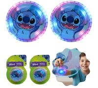 2x Disney Stitch Light Up YoYo Toys - Character Themed Yoyos for Kids, Responsive Fidget Spinner Toy, Birthday Party Favour, Stress Relief Spinner Game Toy, Unisex Gift