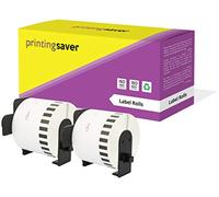 2X DK-44205 62 mm x 30.48 m Compatible Continuous Removable Paper Label Tapes for P-Touch QL-1110NWB QL-1100 QL-1050 QL-500 QL-500BW QL-570 QL-580 QL-700 QL-710W QL-800 QL-810W QL-820NWB