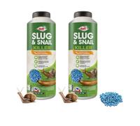 2X Doff Slug Snail Killer Pellets Ferric Phosphate Organic Slug Snail Control 920G