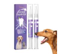 2X Dog Teeth Cleaning Gel,6ml No Brush Care Solution Kit For Dogs & Cats, Control & Effectively Eliminate Bad Breath Solution,Whitening Gel For Pets, Easy To Use Teeth Cleaning Pen