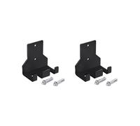 2X Double Barbell Storage, Vertical Hanging Barbell Rack, Wall Mounted Barbell Holder for Home Commercial Garage Gyms