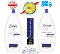 2x Dove Deeply Nourishing Body Wash 225ml