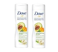 2x Dove Nourishing Secrets Invigorating Ritual Body Lotion 400 ml