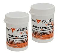 2x Dried Active Yeast 100g Youngs - Home brew Beer & Wine Making