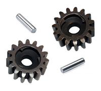 2X Drive Pinion 15 Tooth R+L +2X Driver Pin for Import DIY Lawn Mower