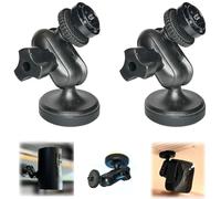 2X Dual-Joint-Adjust Rigid Strong Magnetic Camera Mount for Ring Stick Up Cam Pro HD Blink Outdoor 4th 3rd Mini XT2 XT That Adheive to Anything Magnet Sticks on | Refrigerator AC Vent (2 Pack)