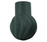 2x Dumbbell Bar End Cap Rotating Attachment Base Holder Heavy Duty TPE Ball for 2" for Full Body Workout