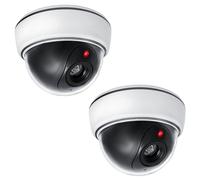 2x Dummy Camera Dome Flashing LED