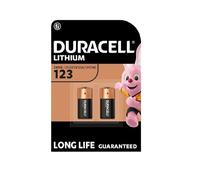 2x Duracell 123 Lithium Batteries (1 Blister Pack of 2 Batteries) 2 Batteries (CR123 / CR123A / CR17345)
