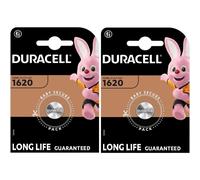 Duracell Battery CR1620 - 2 x 1-Blister Packs (2 Batteries)