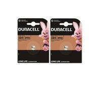 2x Duracell 389/390 SR1130 with Silver Oxide (2 Blister Packs of 1 Battery) 2 Batteries