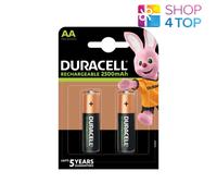 2x Duracell AA 2500mAh 1.2V NiMH Rechargeable Batteries HR6 Mignon