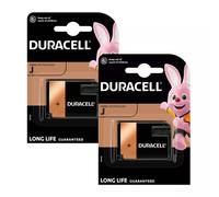 2X DURACELL ALKALINE 6V J Batteries Photo Camera 4LR61 7K67 539 Exp 2028 New