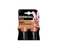 2X Duracell C Plus (1 Blister Pack of 2 Batteries) 2 Batteries (LR14/MN1400/HALF TORCH/BABY 1.5V)