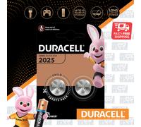 2x DURACELL DL2025 3V LITHIUM COIN Cell Batteries DURALOCK CR2025 BR2025 Expiry+