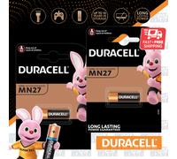 2x DURACELL MN27 SPECIALTY 12V Alkaline Batteries A27 8LR732 EL27A EL812 L828