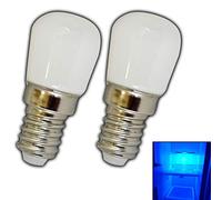 2x E14 LED Bulb 1.5 Watt White light for Refrigerator Lamps etc. - E14/SES Fridge Bulb Replacement