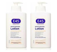 2x E45 Daily Moisturiser Lotion Pump for dry and sensitive skin 500ml