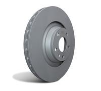 2x EBC Brakes D556 Brake Disc Front 9/10mm Thickness Solid Fits Citroën AX Saxo