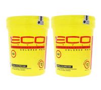 2x ECO Style Professional Style Gel For Colored Hair Alcohol Free 32oz