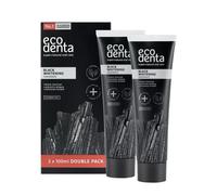 Ecodenta Charcoal Toothpaste, Teeth Whitening Tooth Paste I Naturally Whitens Teeths and Removes Plaque I Black Natural Toothpaste Fluoride Free, 100ml
