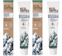 2x ECODENTA Sensitivity Relief Toothpaste SEA SALT - 75mlx 2- Vegan Free Postage