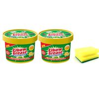 2X Elbow Grease All Purpose Power Paste, 2X 350 G - Powerful Cleaning Formula for Kitchen, Bathroom, Multi- Surfaces - with Degreaser Sponge